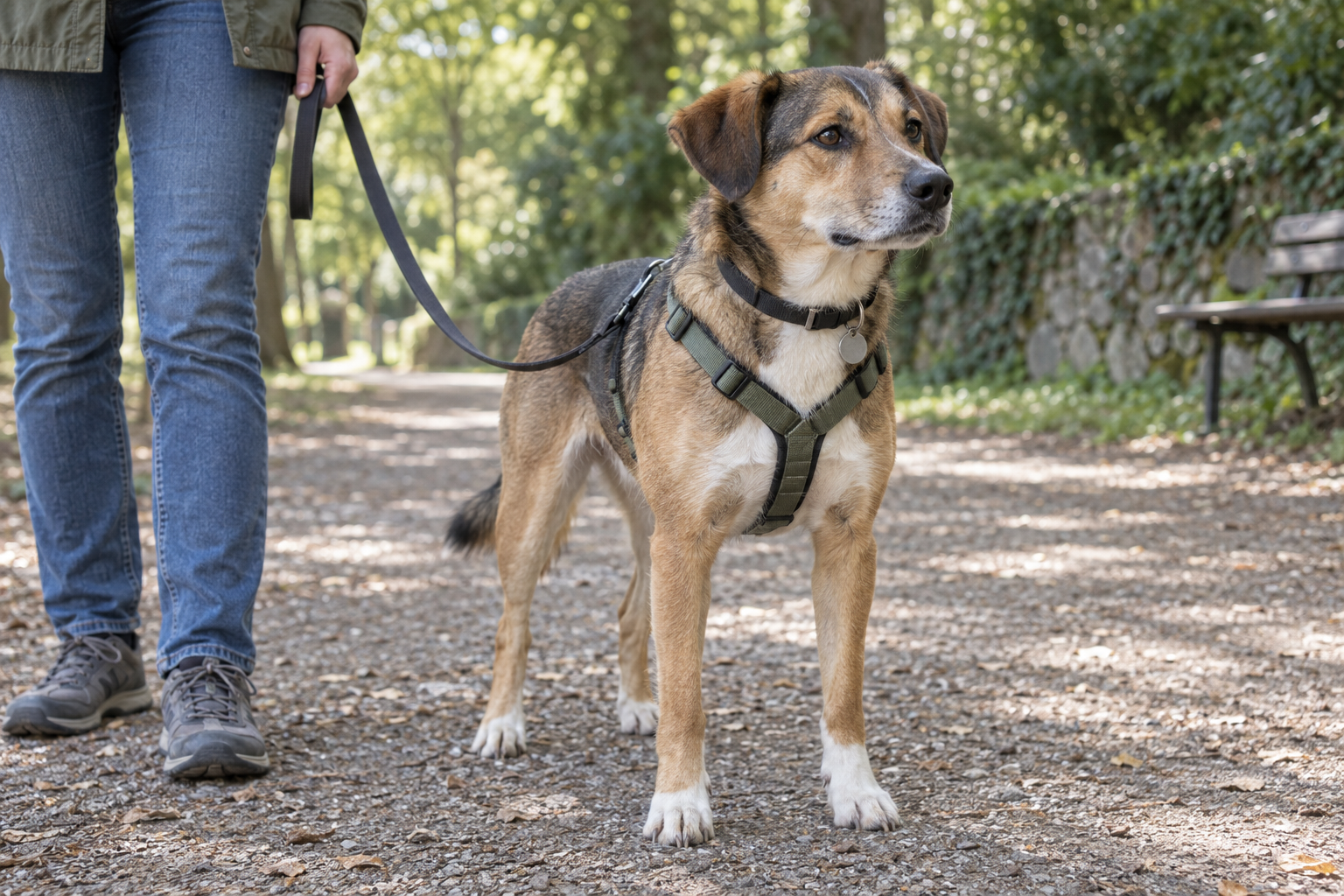 ¿Arnés o collar para pasear con tu perro? — imagen ilustrativa