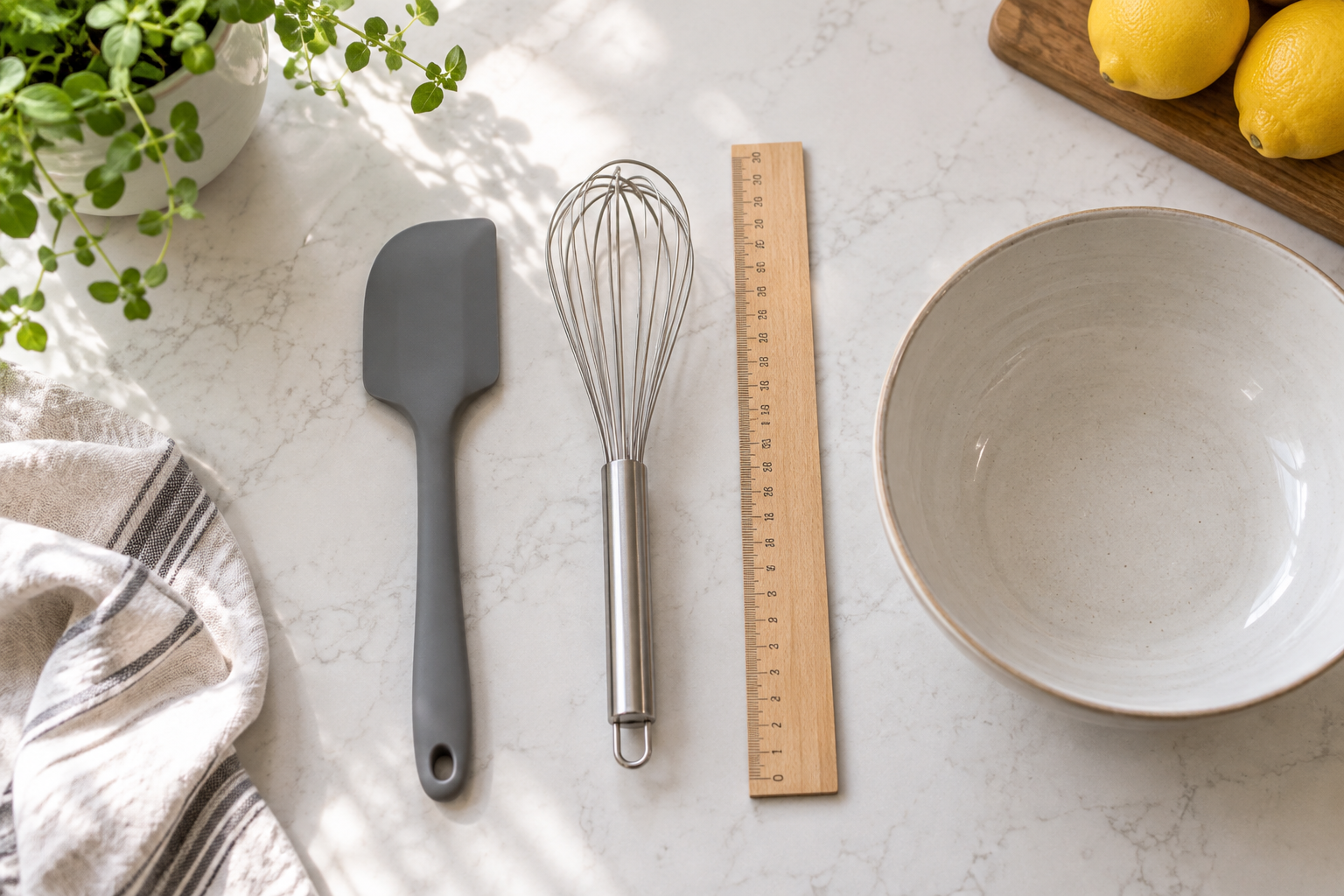 Cómo medir tus utensilios de cocina antes de comprarlos — imagen ilustrativa